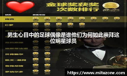男生心目中的足球偶像是谁他们为何如此崇拜这位明星球员